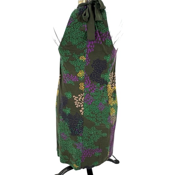 One September Anthropology Boho Green Embroidered Racerback Mini Dress NWOT‎ - Picture 12 of 13